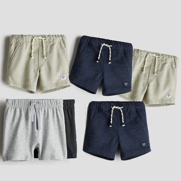 H&M 6 Piece Shorts Bundle, Green/Blue/Grey, 18 months - Picture 14 of 14